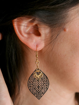 Boucles d'oreilles Glimmer doré