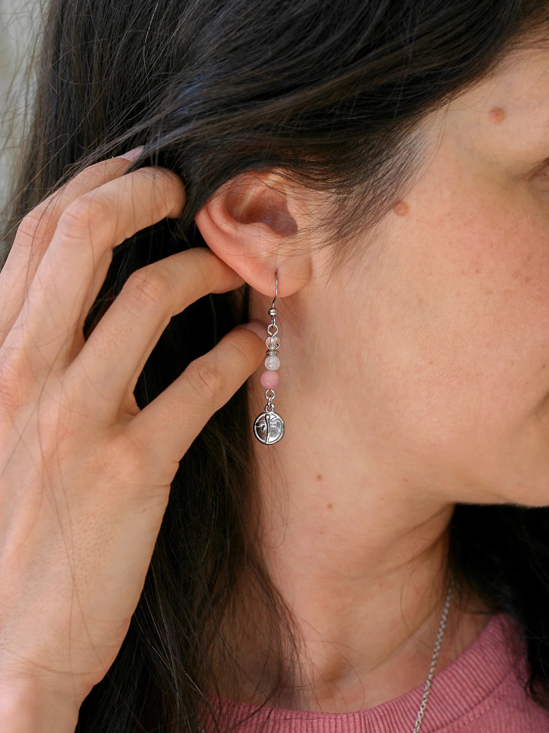 Boucles d'oreilles Roseaux (Prévention du suicide 2026)