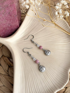 Boucles d'oreilles Roseaux (Prévention du suicide 2026)