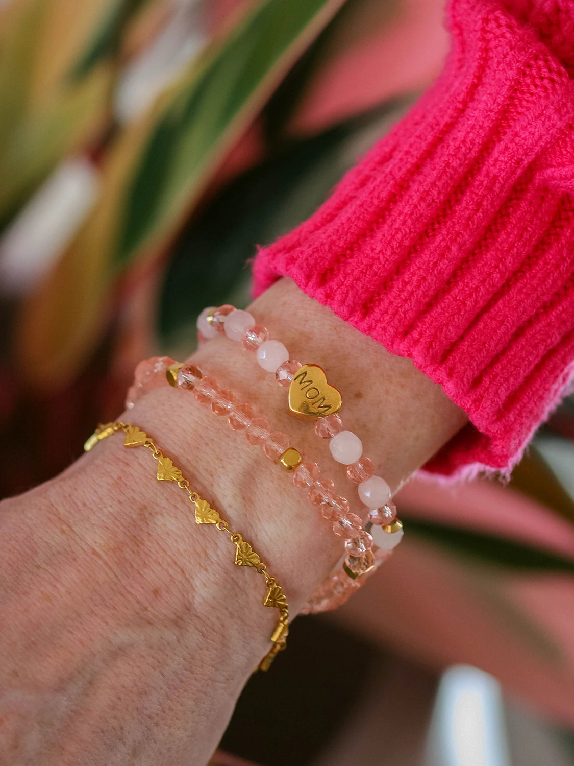 Bracelet Mama doré