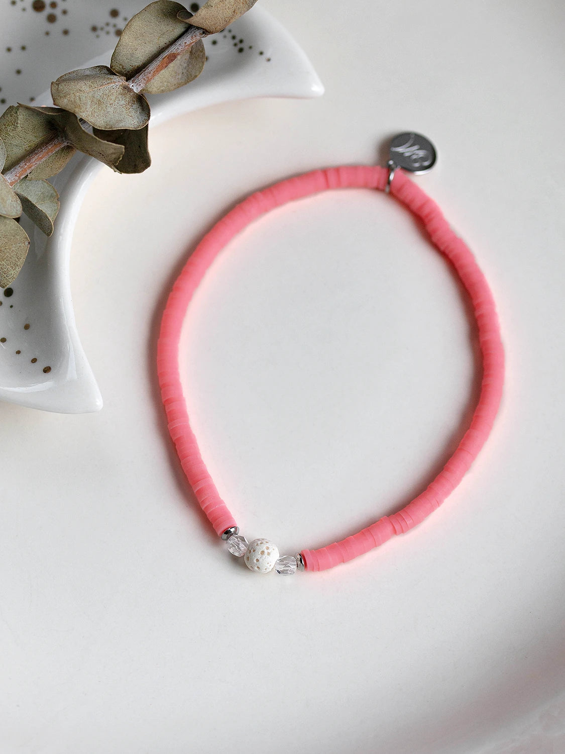 Bracelet de cheville Rétro rosé