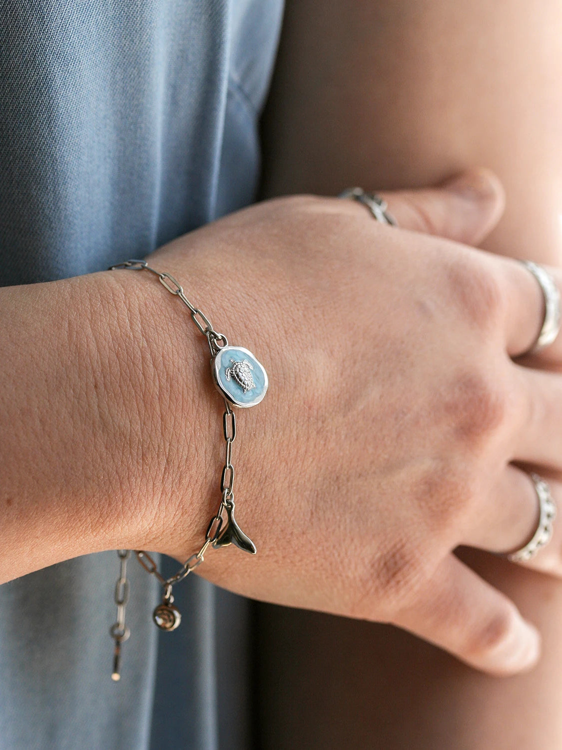 Bracelet Lagon bleu