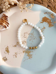 Bracelet Nacre doré