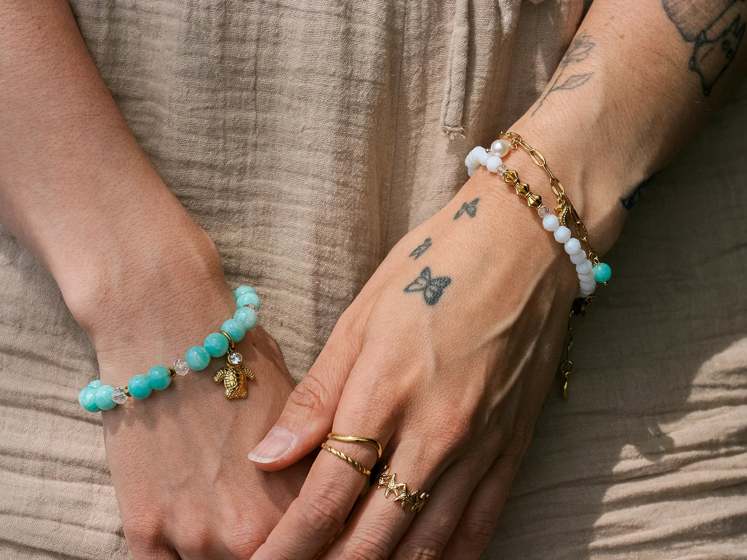 Bague Néréa doré
