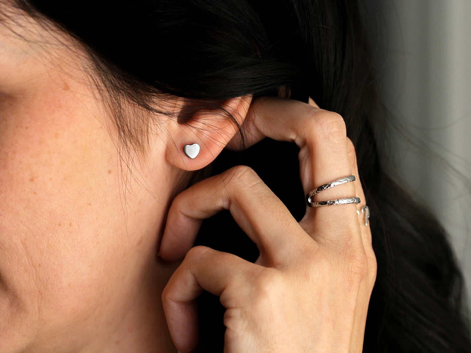 Clous d'oreilles Cutie argent