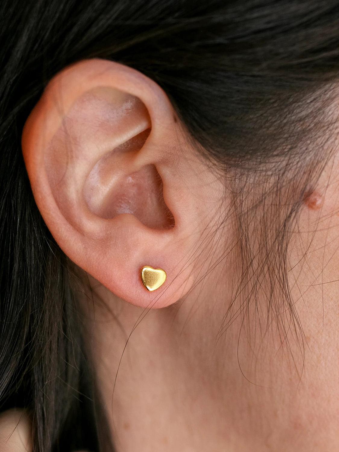 Clous d’oreilles Cutie doré