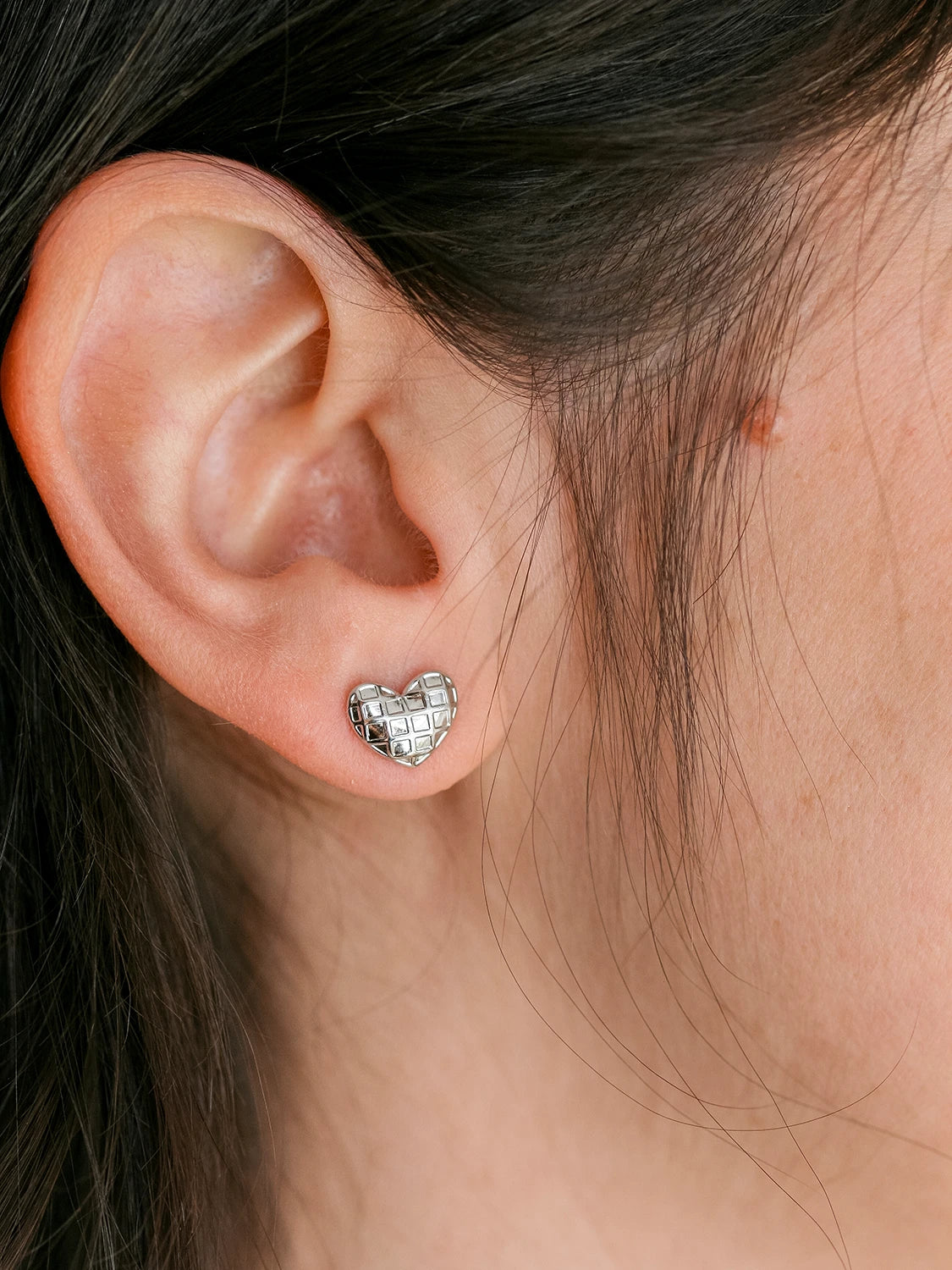 Clous d’oreilles Pour toujours argent