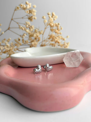 Clous d’oreilles Pour toujours argent