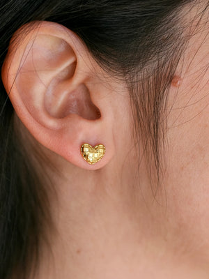 Clous d’oreilles Pour toujours doré