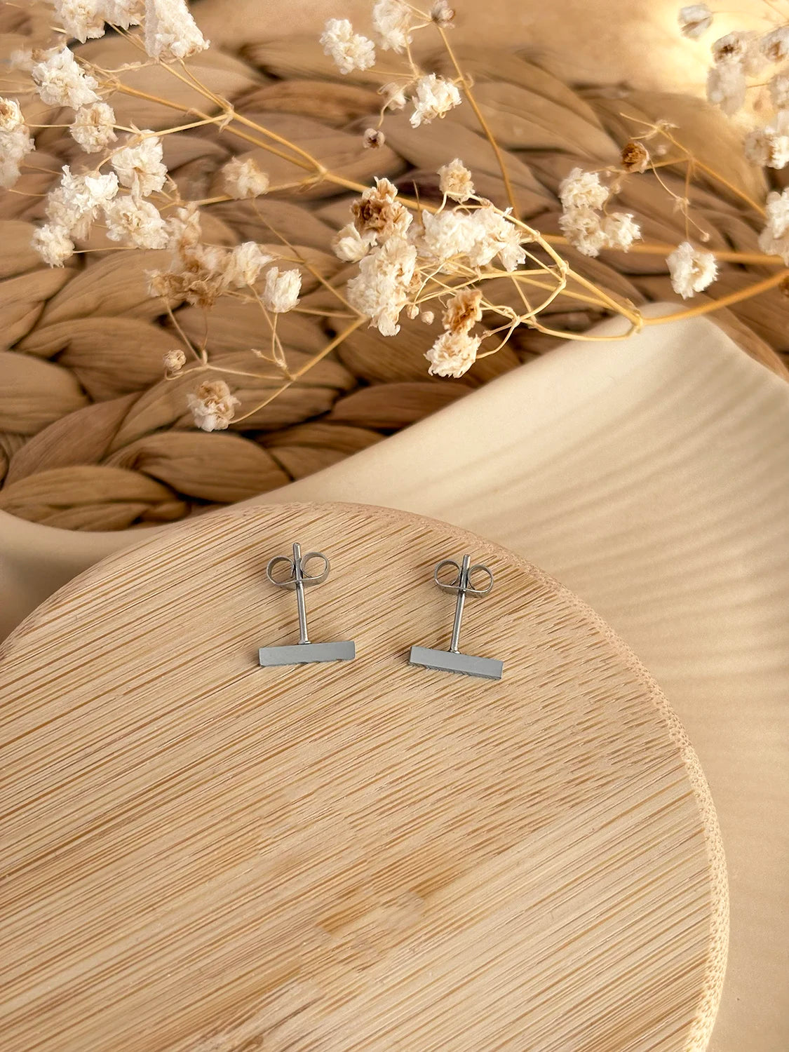 Clous d'oreilles Tringy argent