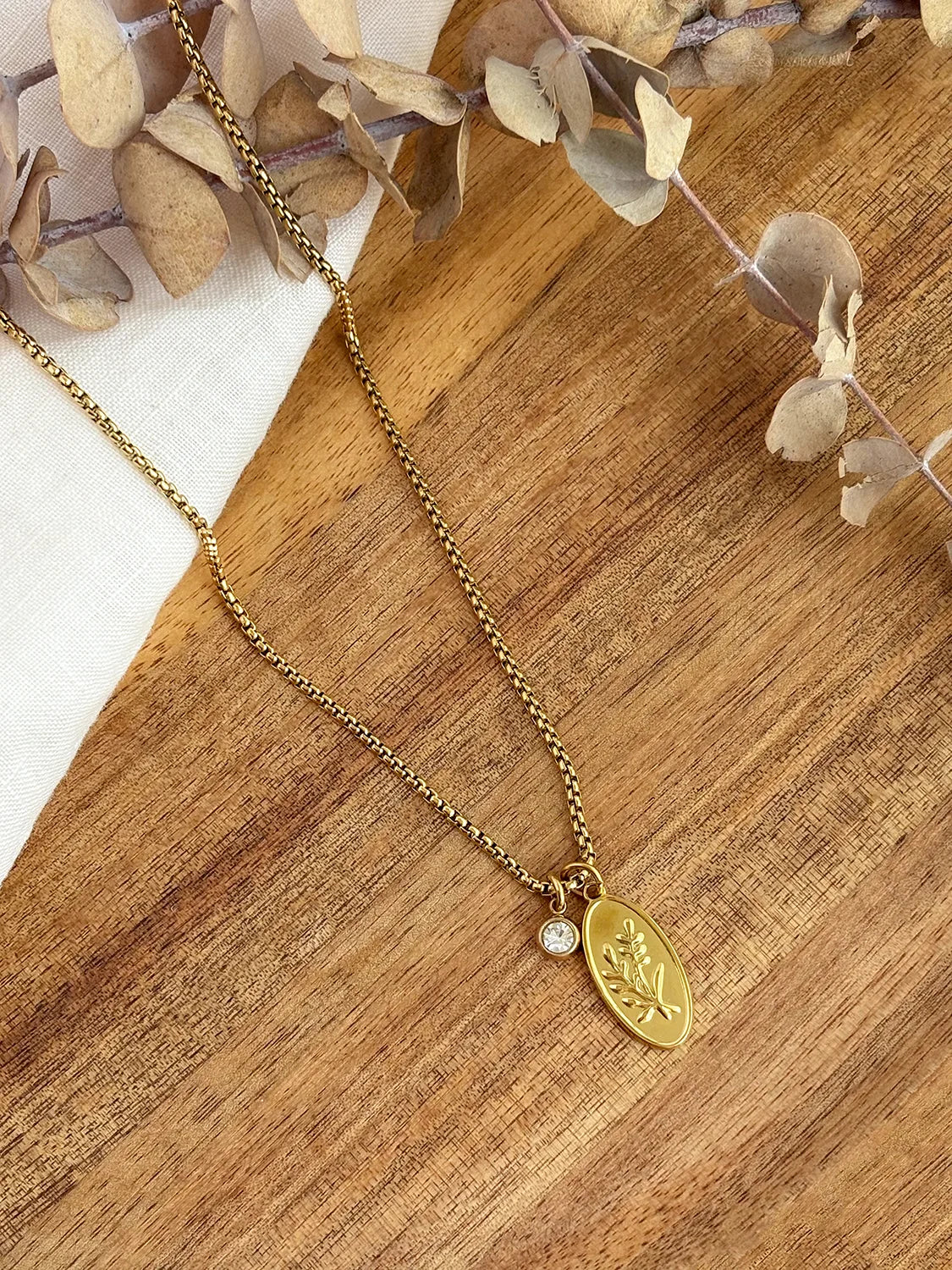 Collier Floribelle doré
