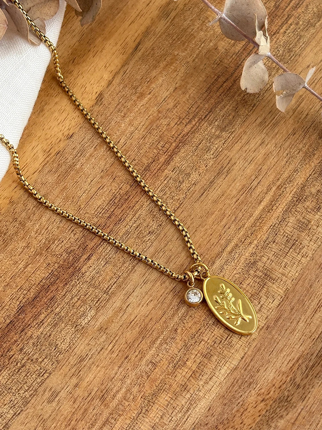 Collier Floribelle doré