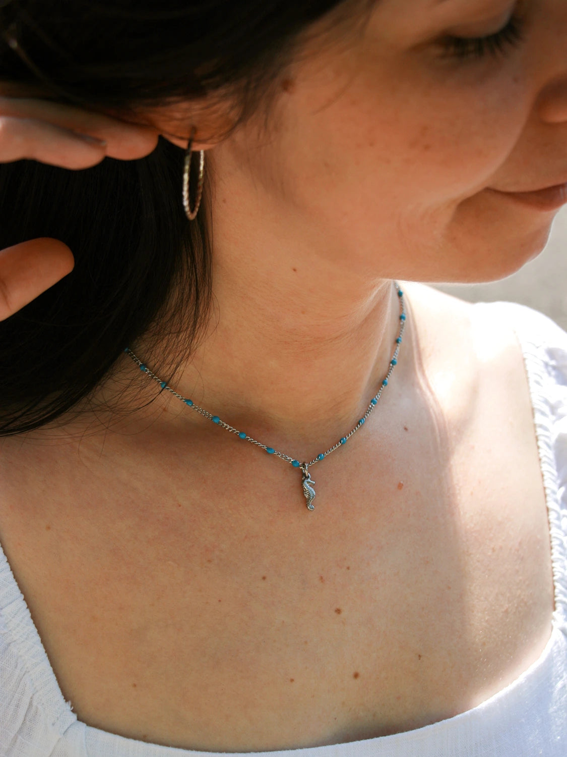 Collier Marina argent