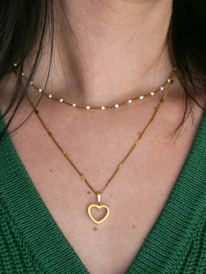 Collier Stolen Heart doré