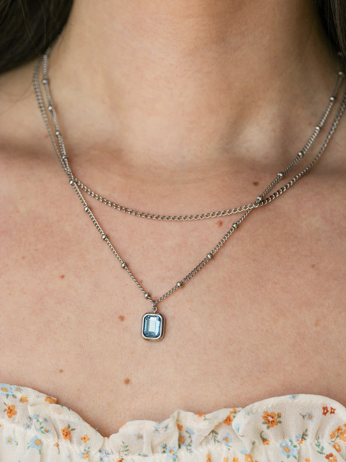 Bouteille à la mer necklace