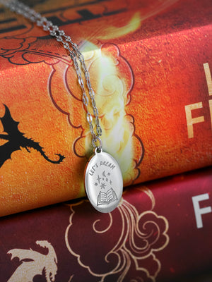 Let’s dream Necklace (For book lovers 📚)