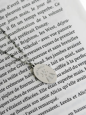Let’s dream Necklace (For book lovers 📚)