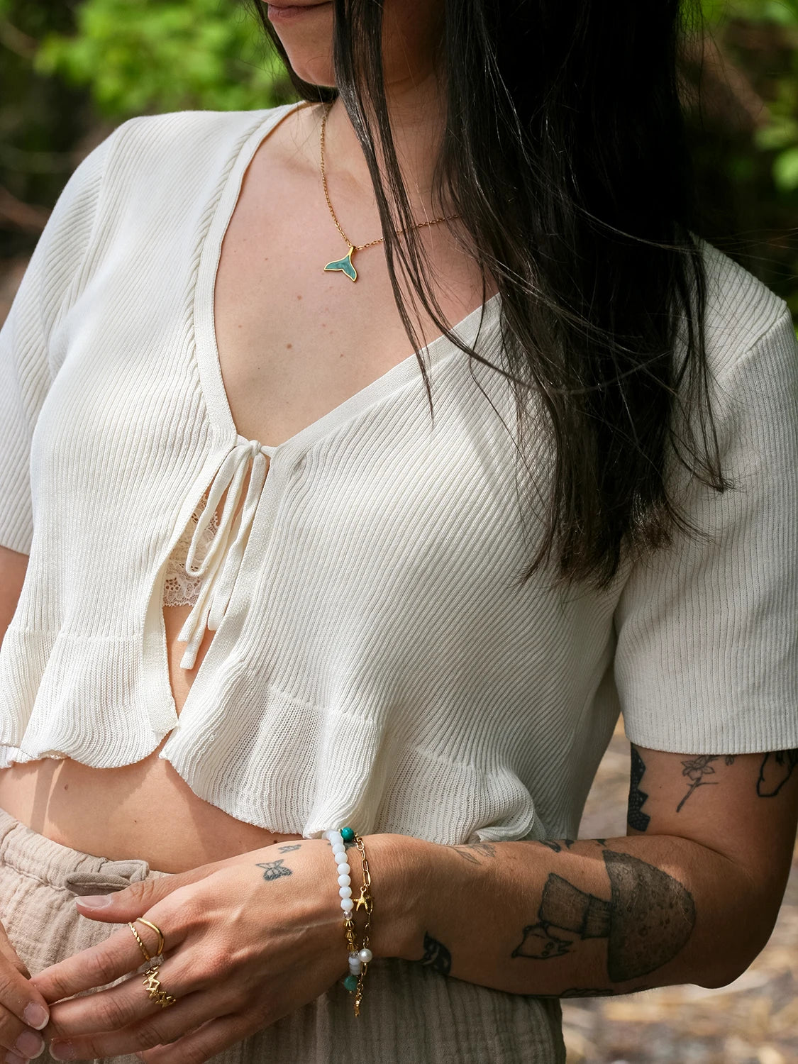 Bracelet Nacre doré