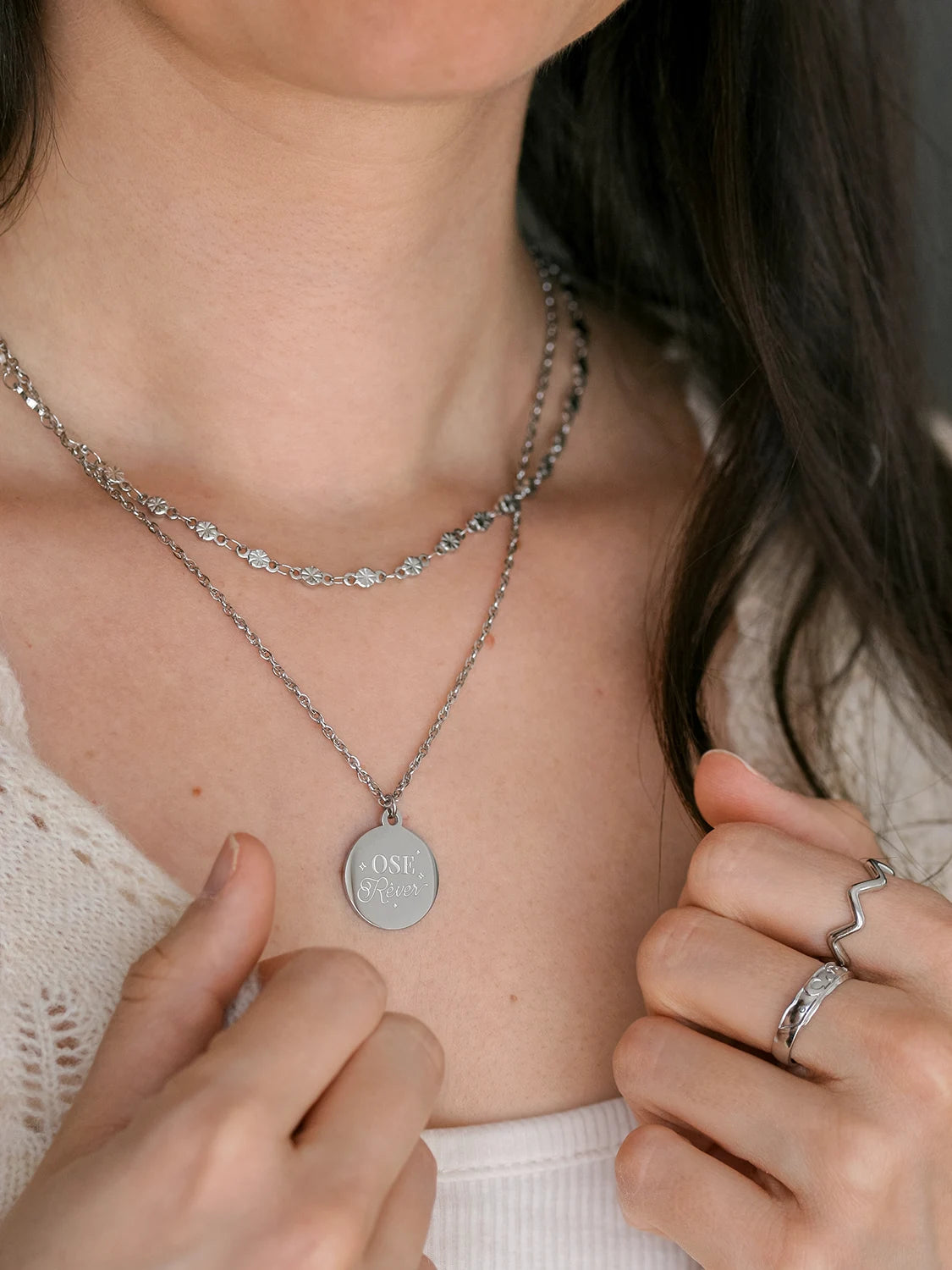 Collier Ose Rêver - 15e anniversaire