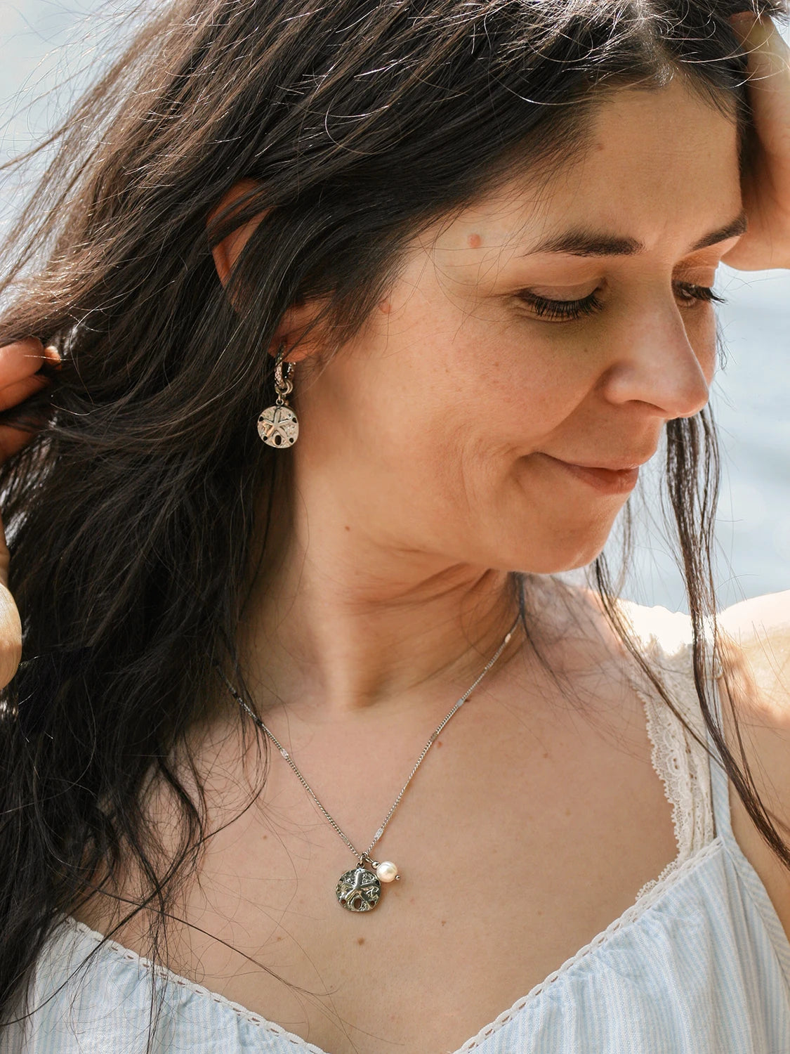 Boucles d'oreilles Clair de mer