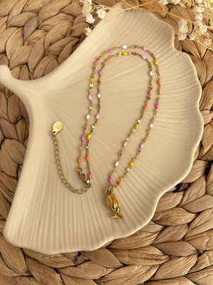 Collier Tulipe d'or