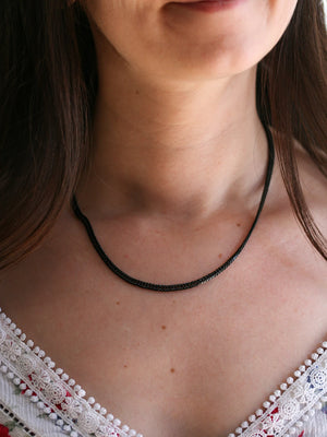 Collier Olivia noir