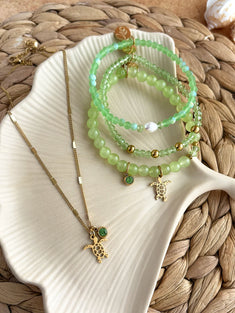 Ensemble de bijoux Oasis doré