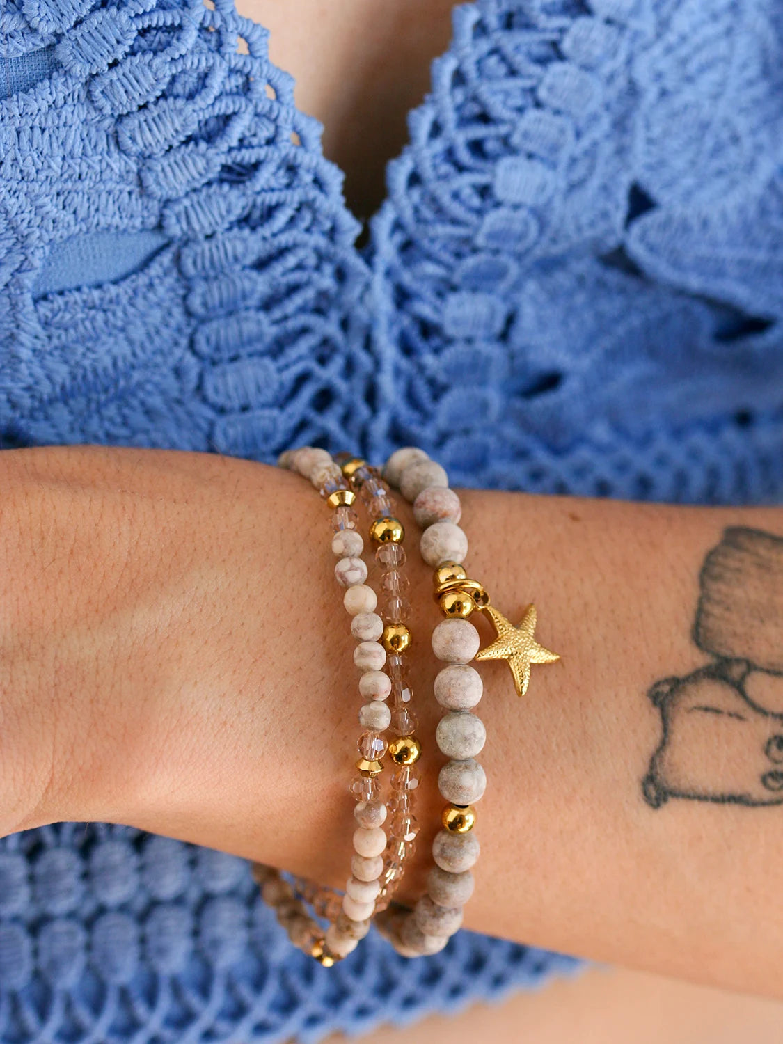 Bracelet Marée doré