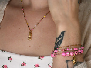 Collier Tulipe d'or