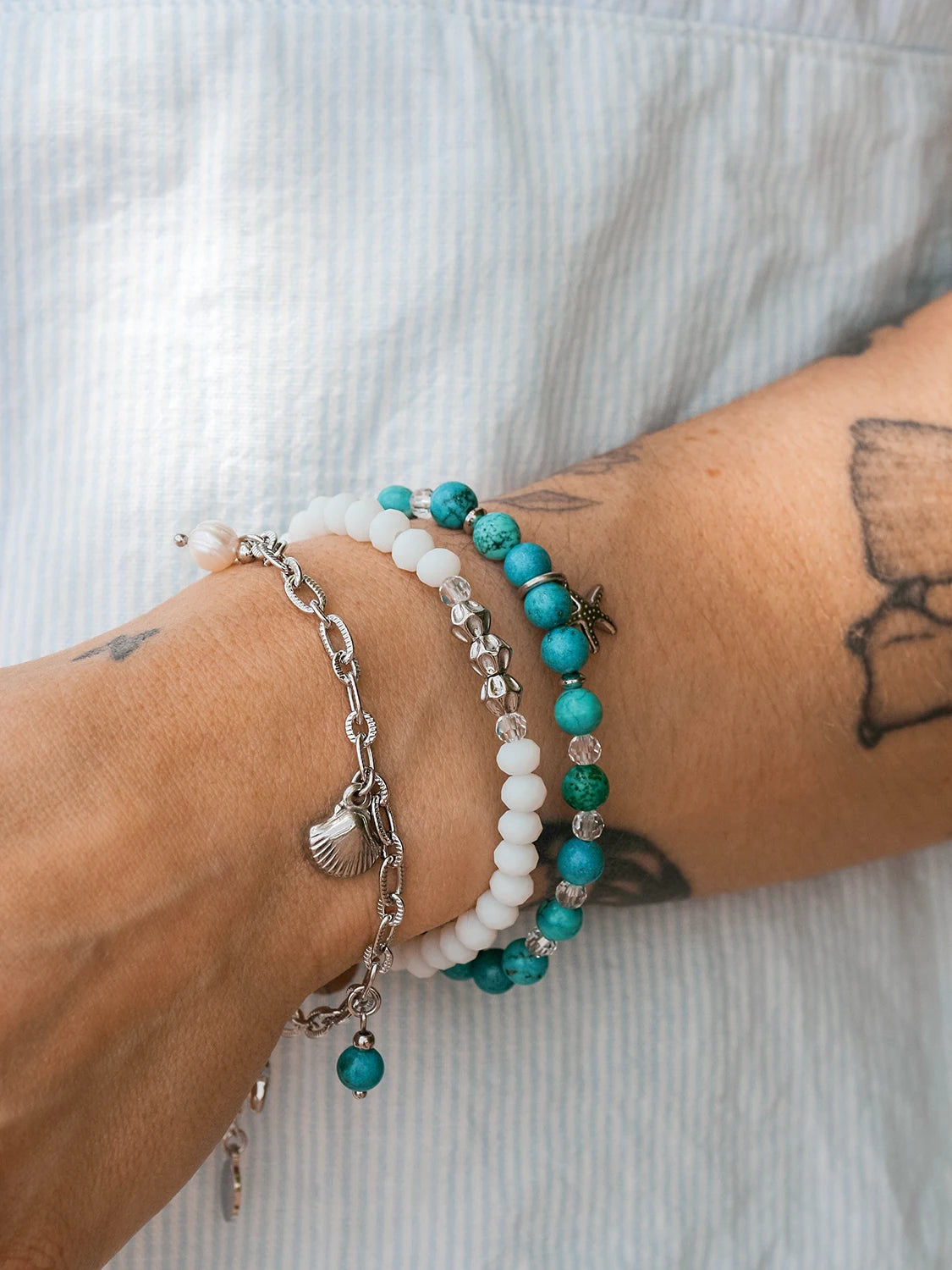 Bracelet Starfish argent
