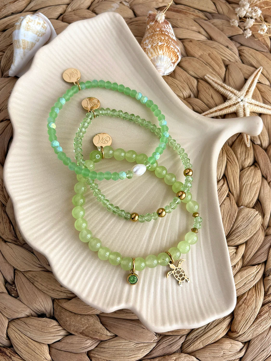 Ensemble de bracelets Oasis doré
