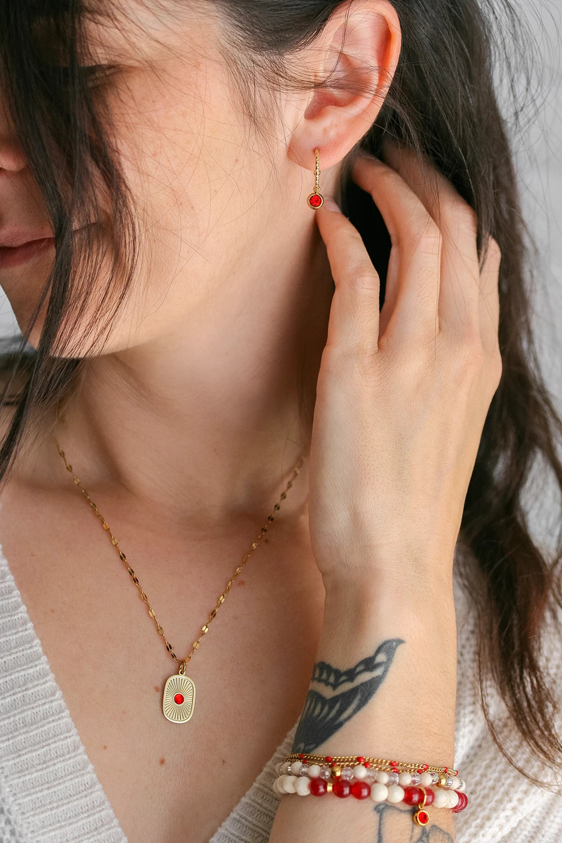 Clous d'oreilles Krysta