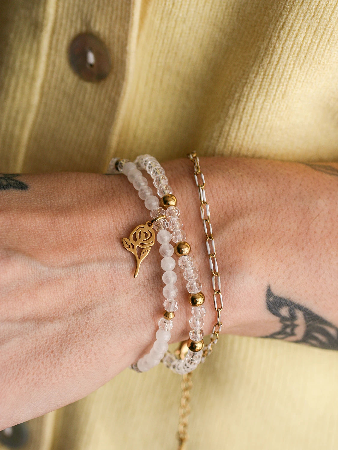 Bracelet Douce rose