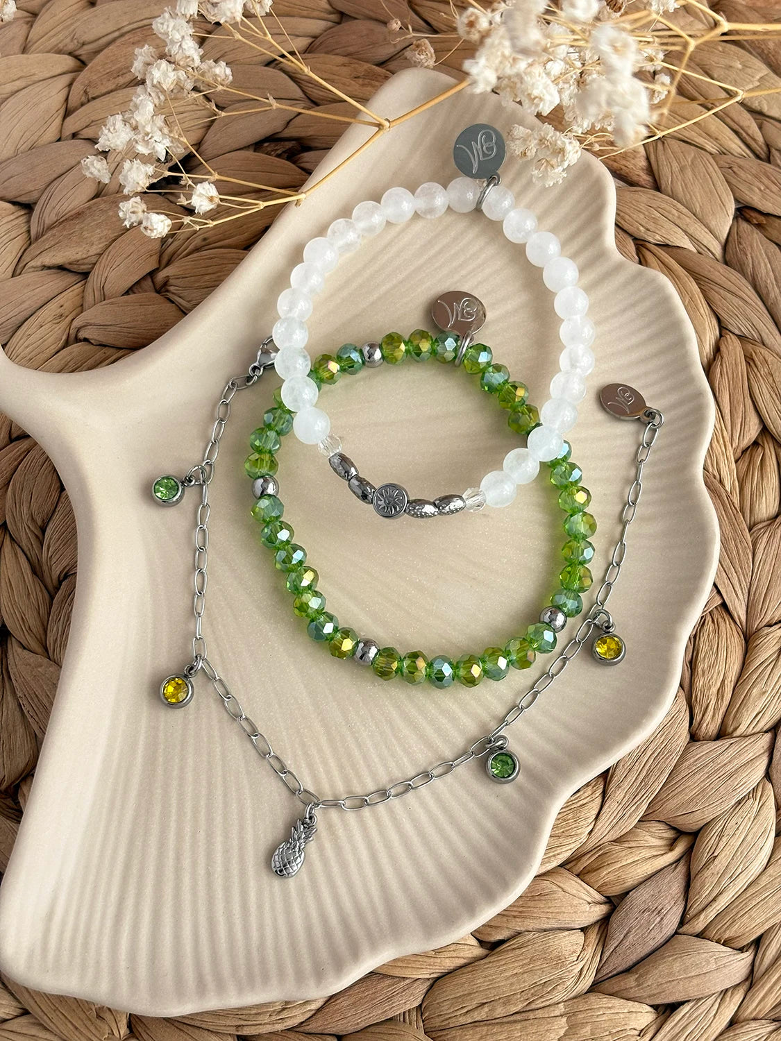 Ensemble de bracelets Ananas