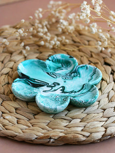 Plateau à bijoux Fleur Aquarelle #2 – Série Néréide