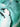 Grand bol rond décoratif Lagon blanc turquoise – Série Néréide