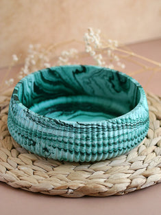 Grand bol rond décoratif Lagon – Série Néréide