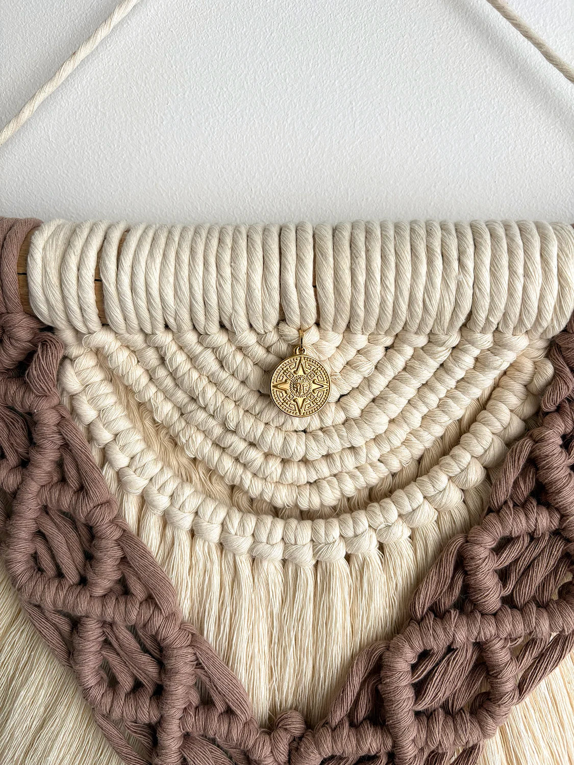 Tenture murale macramé Boho (unique)