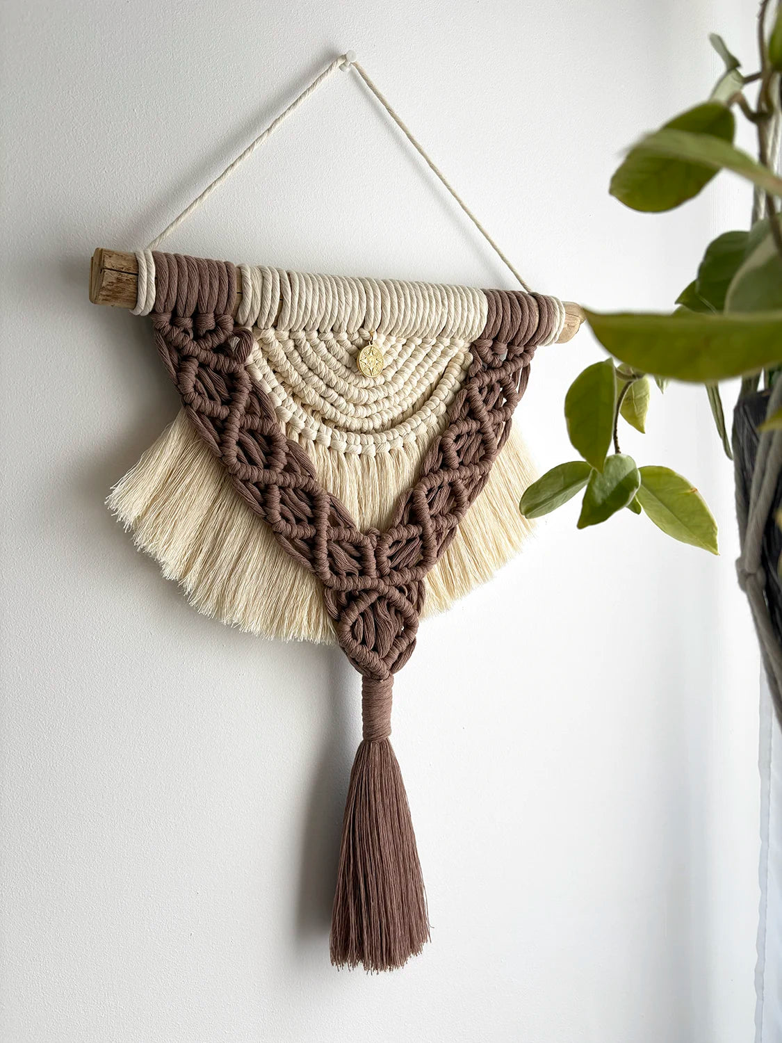 Tenture murale macramé Boho (unique)