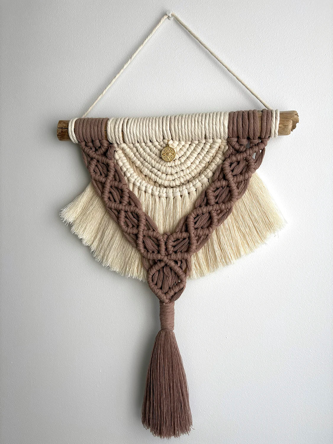 Tenture murale macramé Boho (unique)