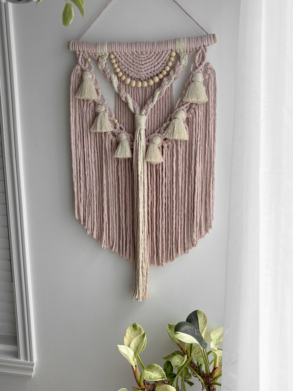 Tenture murale macramé June (unique)