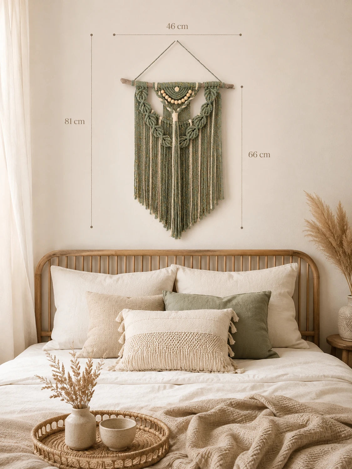 Tenture murale macramé Maréa (unique)