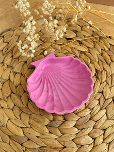 Plateau à bijoux Shelly rose (unique)