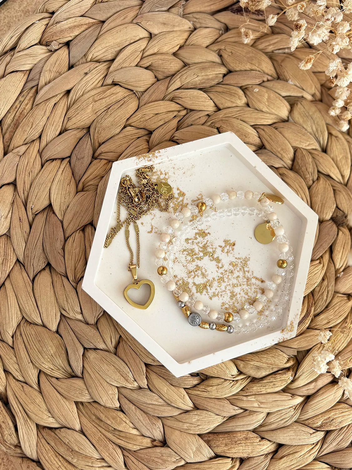 Plateau à bijoux Paillettes