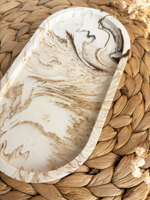 Plateau à bijoux Marbre