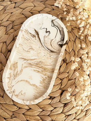 Plateau à bijoux Marbre