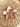 Plateau à bijoux Starfish corail, blanc crème et doré (2 modèles uniques)