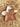 Plateau à bijoux Starfish corail, blanc crème et doré (2 modèles uniques)