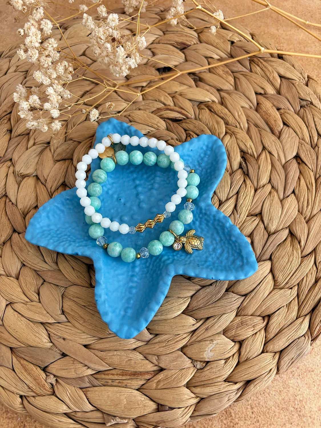 Plateau à bijoux Starfish bleu (2 modèles uniques)
