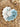 Plateau à bijoux Sweetheart bleu poudre et blanc (unique)